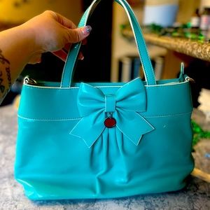 Valentino teal purse
